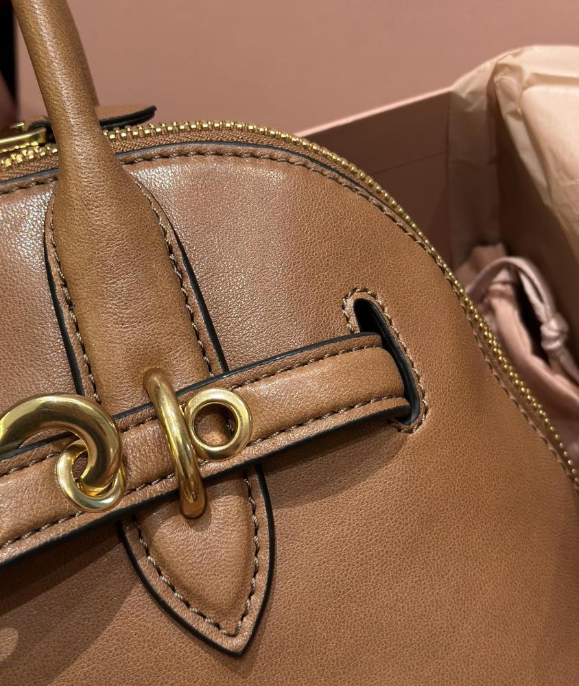 Aventure nappa leather top-handle bag