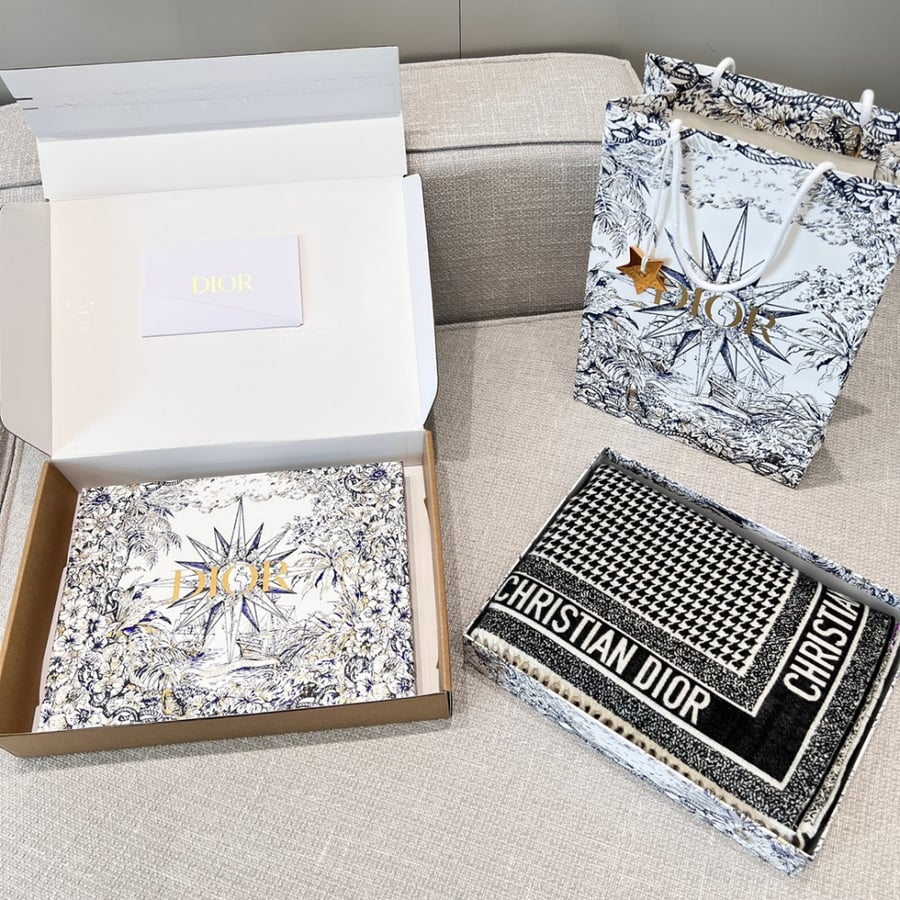 DIOR OBLIQUE UNIVERSITY REVERSIBLE SCARF