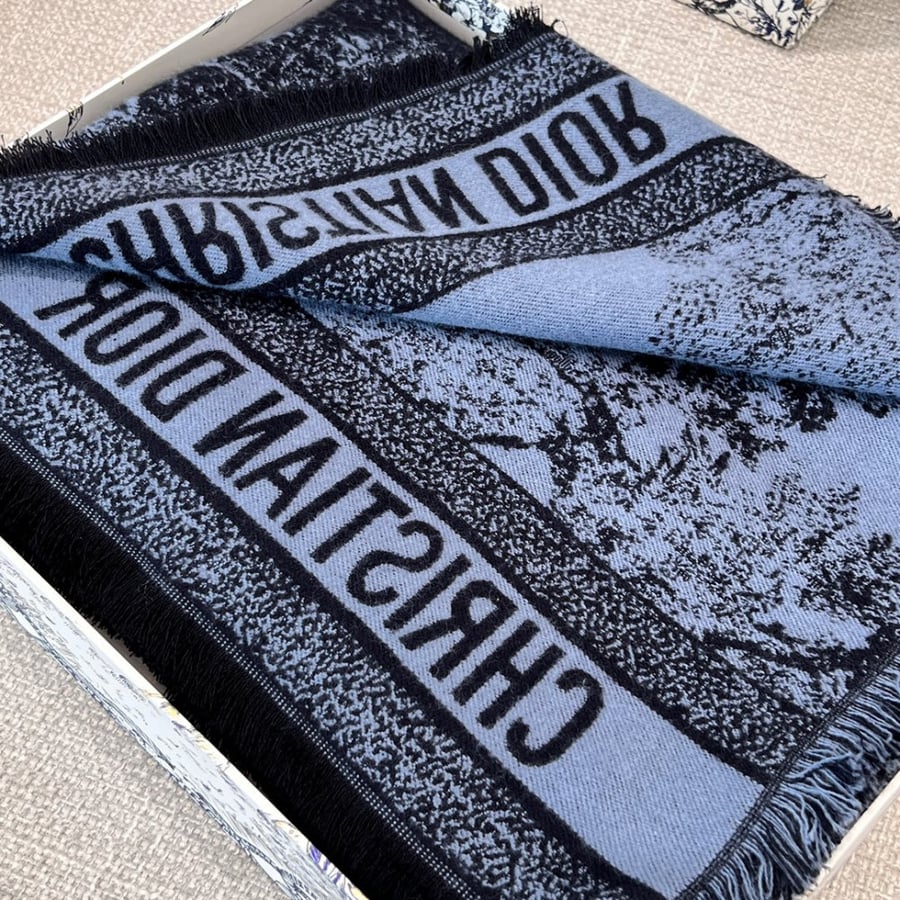 DIOR OBLIQUE UNIVERSITY REVERSIBLE SCARF