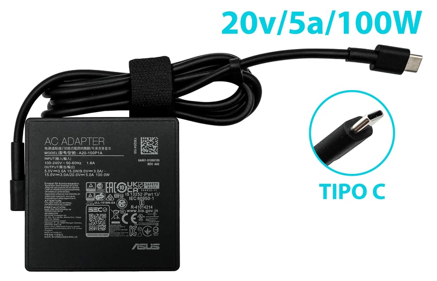 شاحن ASUS USB-C بقدرة 100 واط