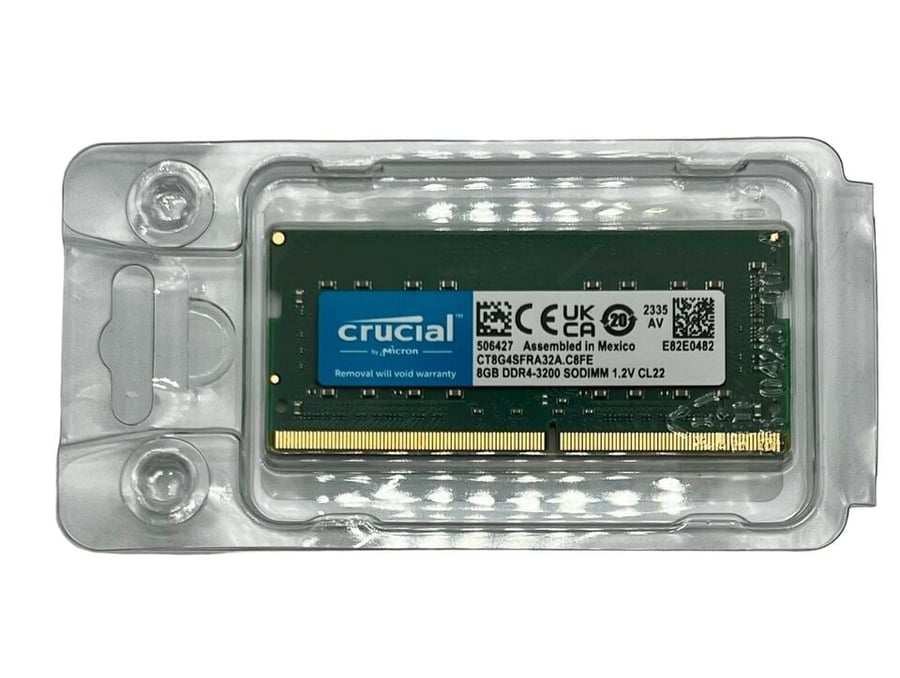 رام Crucial للابتوب 8GB DDR4 بسرعة 3200MHz SODIMM