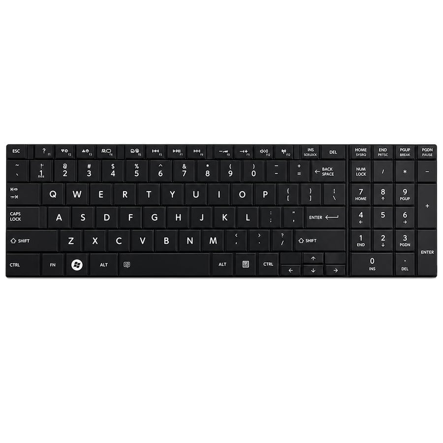 Toshiba Satellite L850 Keyboard Reverse View