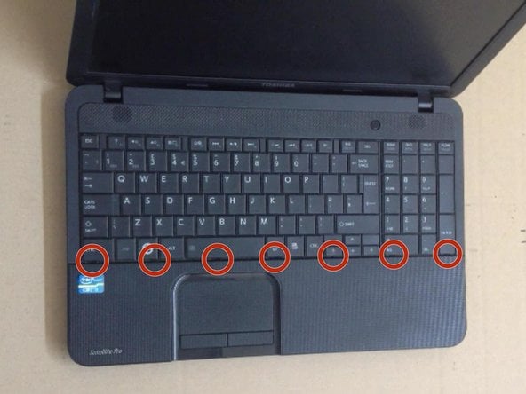 Toshiba C850 keyboard