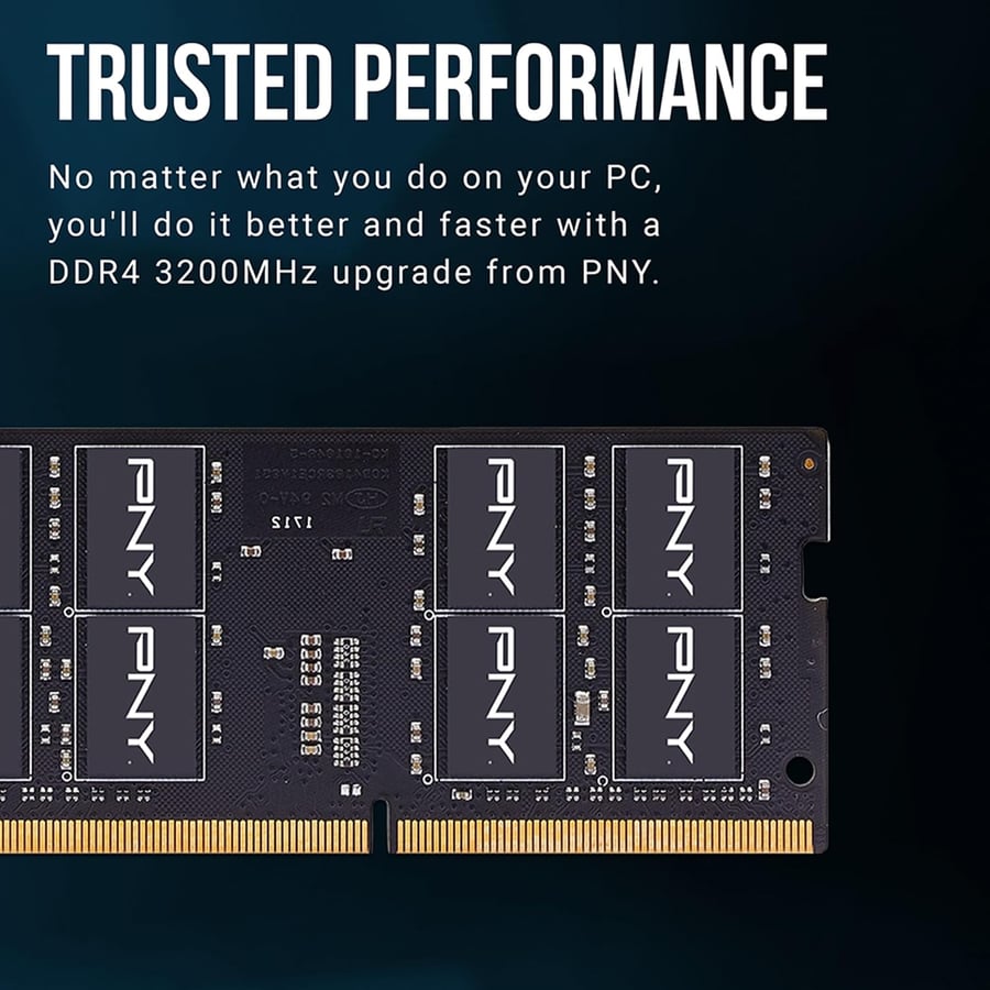 رام PNY DDR4 سعة 8GB بسرعة 3200MHz للابتوب