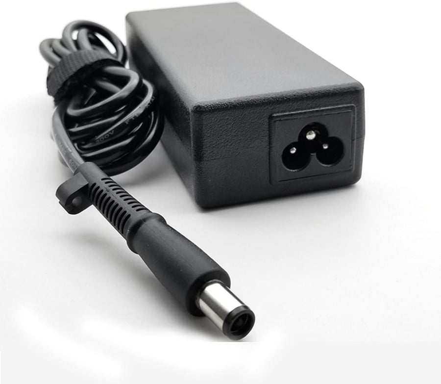 شاحن لابتوب Dell بقدرة 90W، 19.5V/4.62A، طرف Big Pin 7.4×5.0mm