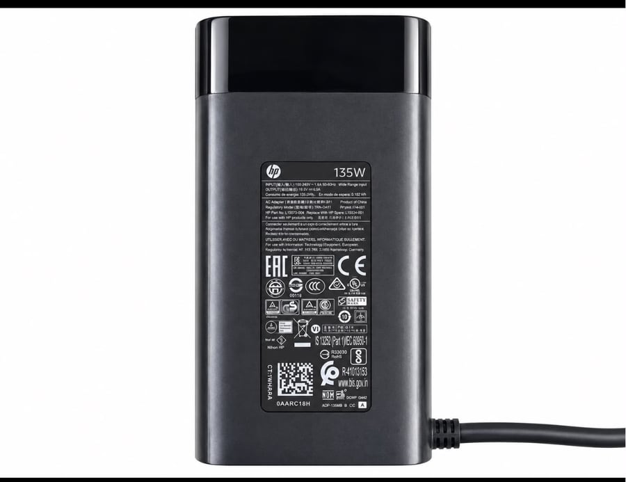 شاحن لابتوب اتش بي 135W - 19.5V-6.9A