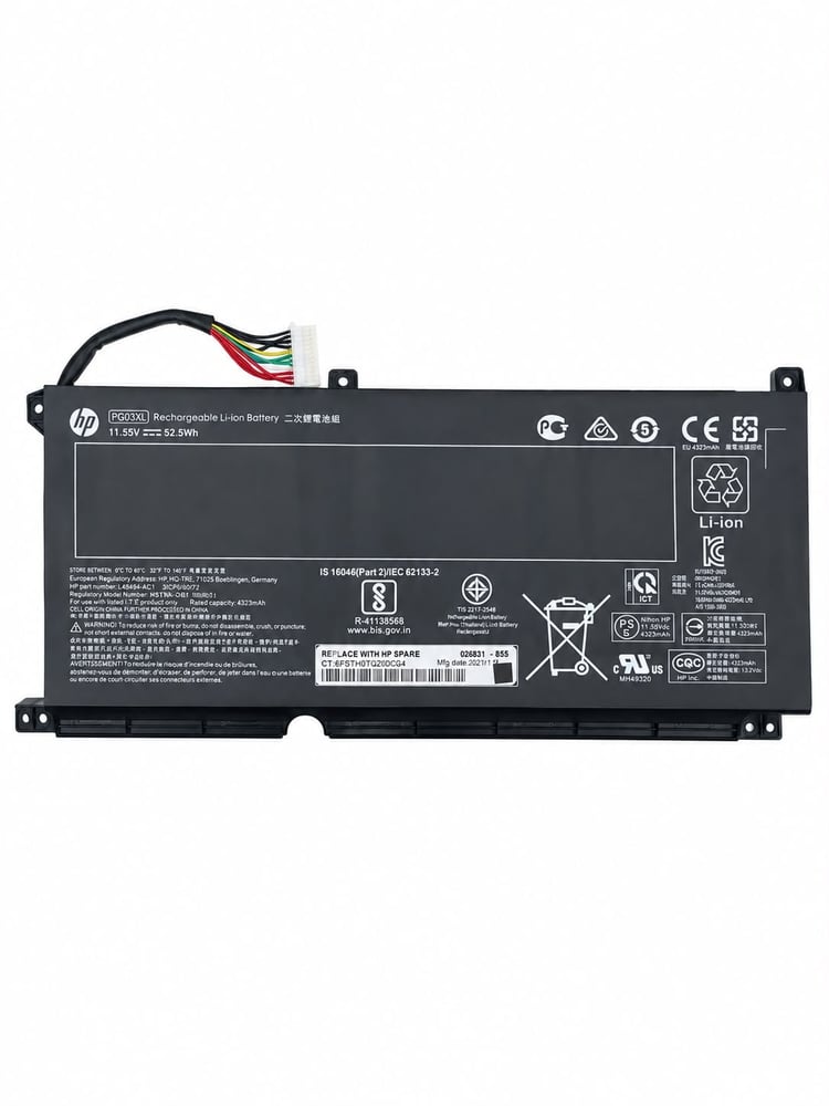 بطارية لابتوب اتش بي -Laptop hp Battery PG03XL