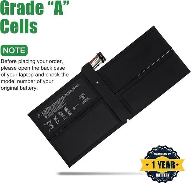 Microsoft Surface Pro 7 G3HTA061H Replacement Battery 7.57V 5702mAh 43.2Wh