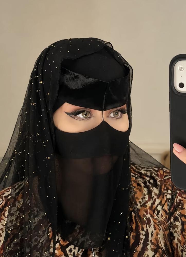 برقع هديل جبهه لمعه منكوس
