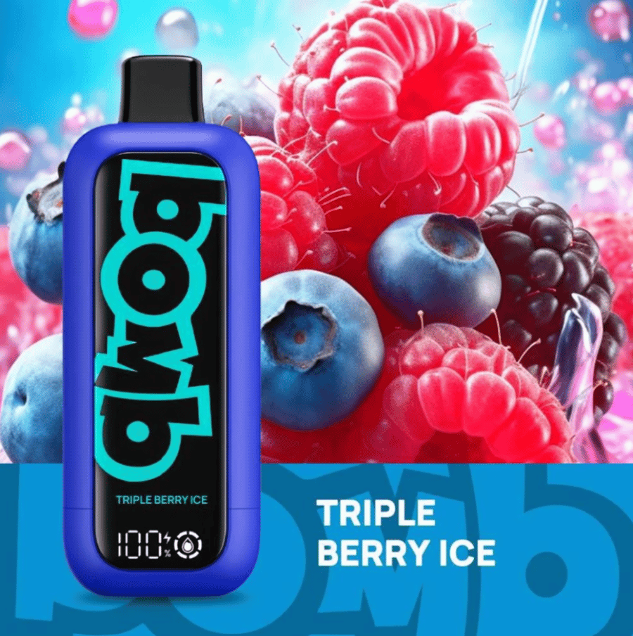 سحبة بومب توت مشكل آيس 14,000 سحبة Bomb Triple Berry Ice
