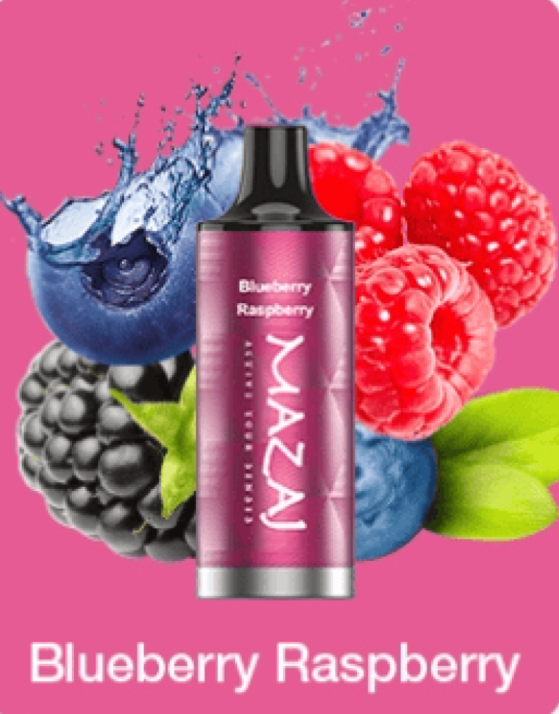 سحبة مزاج بوكس برو توت مشكل 6,000 Mazaj Box Pro Pod Blueberry Raspberry
