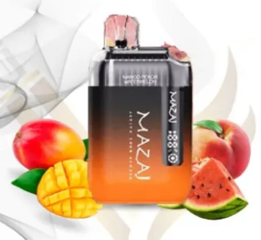سحبة مزاج إنفينيتي إكس مانجو خوخ بطيخ 9,000 Mazaj Infinity X Mango Peach Watermelon