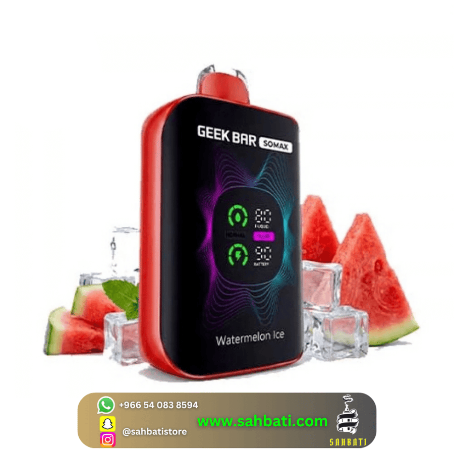 Geekbar Somax Watermelon Ice 80,000 جيك بار سوماكس بطيخ آيس