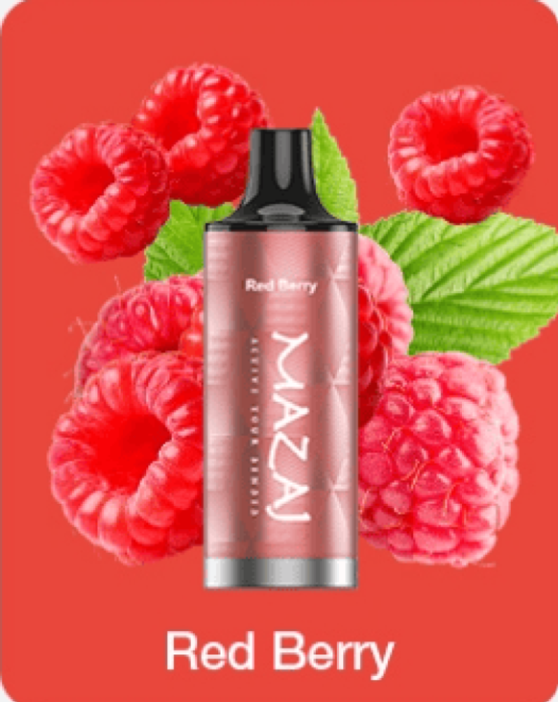 سحبة مزاج بوكس برو توت أحمر 6,000 Mazaj Box Pro Pod Red Berry