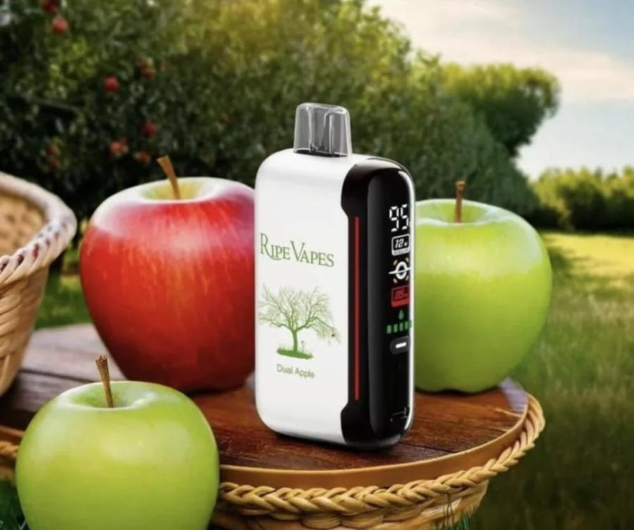 سحبة رايب فيبر تفاحتين Ripe Vapes Dual Apple 20,000