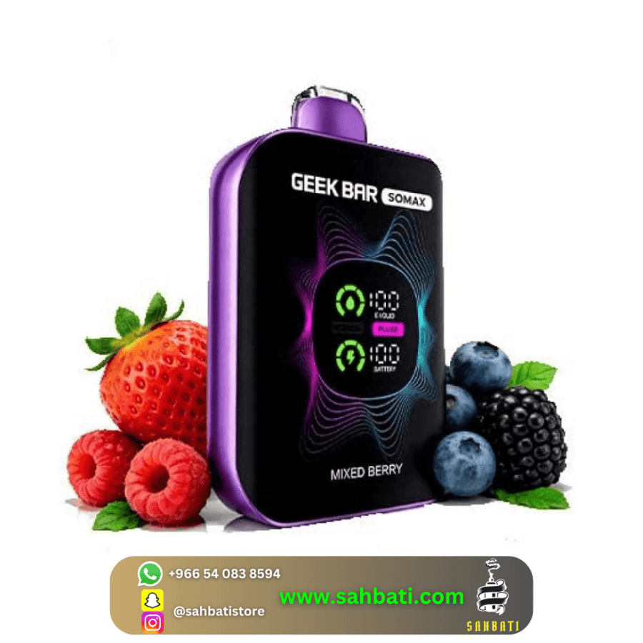 Geekbar Somax Mixed Berry 80,000 جيك بار سوماكس توت مشكل