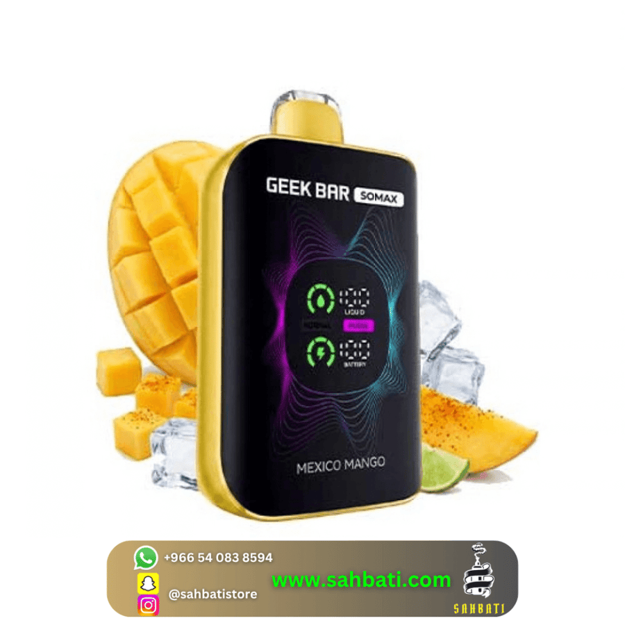 Geekbar Somax Mexico Mango 80,000 جيك بار سوماكس مانجو