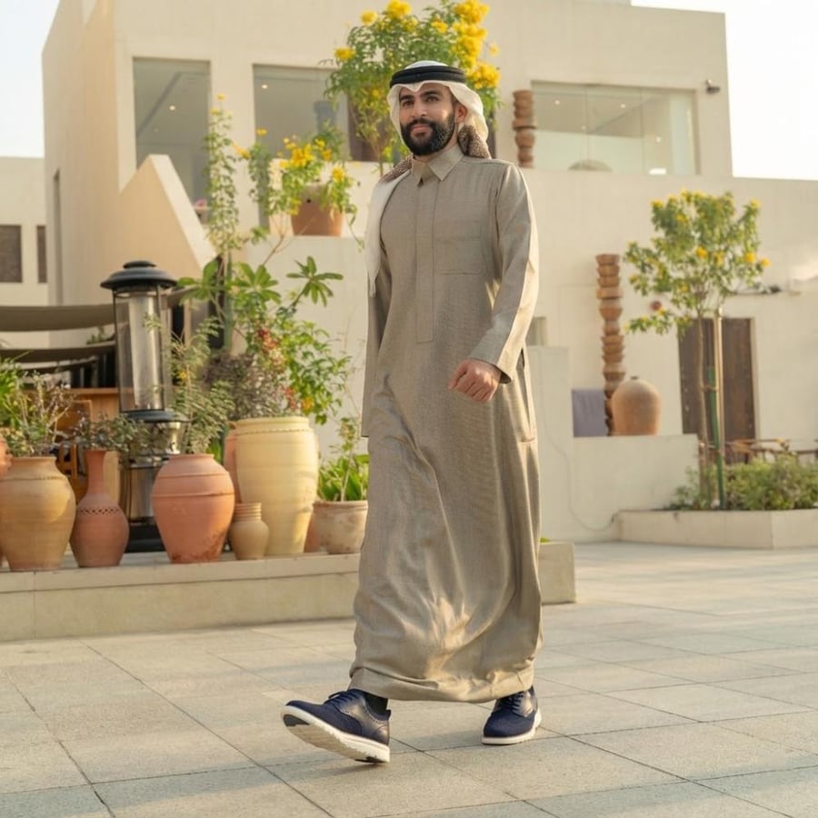 حذاء  (DAILY) كاجول عصري بتصميم فاخر باللون الكحلي
