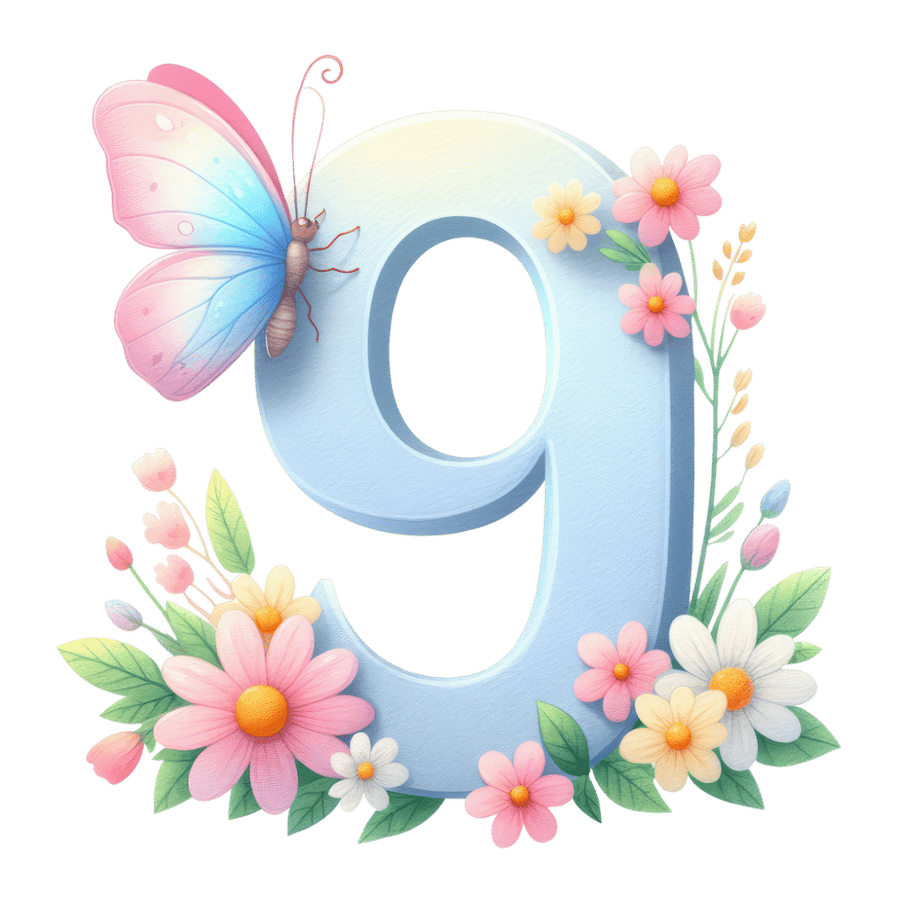 Acrylic number figures