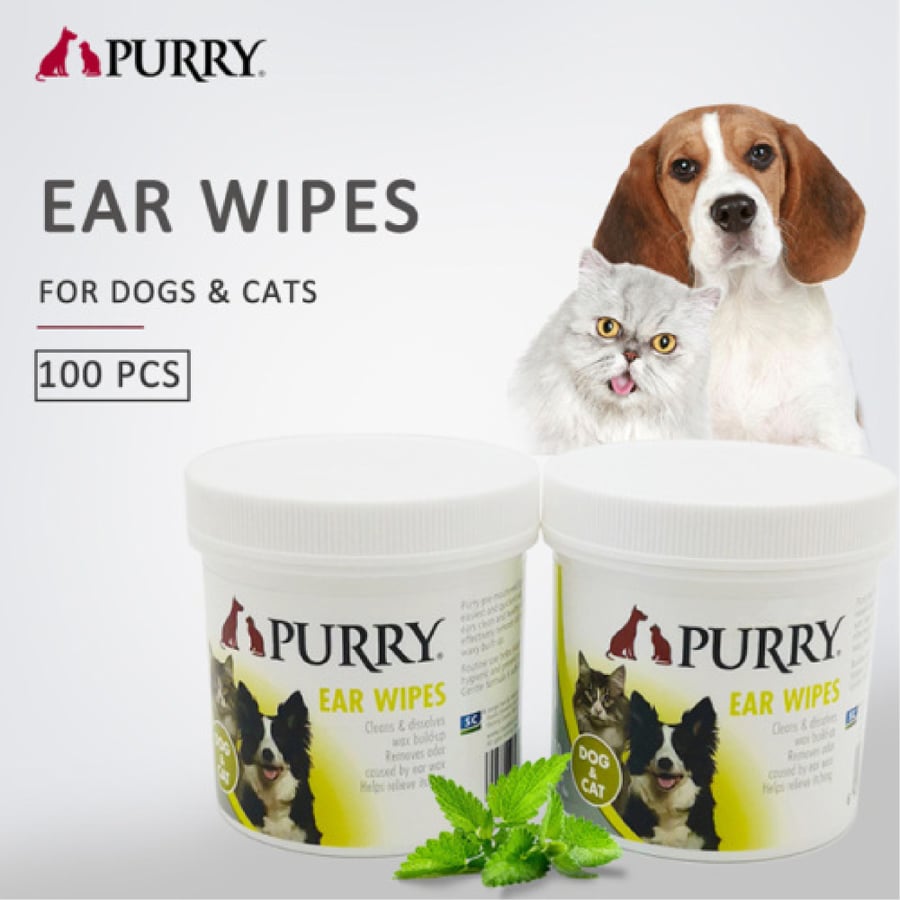 PURRY مناديل للاذن - لتنظيف الشمع 100قطعة