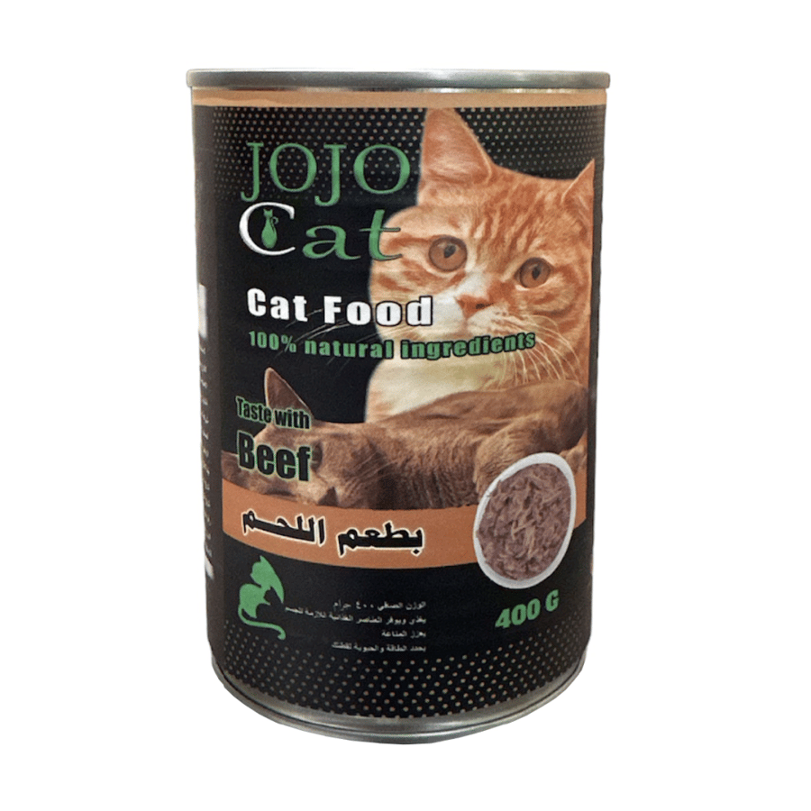 JOJO Cat طعام رطب للقطط  باللحم 400 جرام