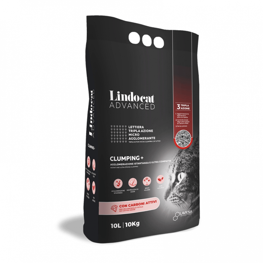 Lindo Cat Fine Grained Sand Mixed Carbon Unscented 10 Liter