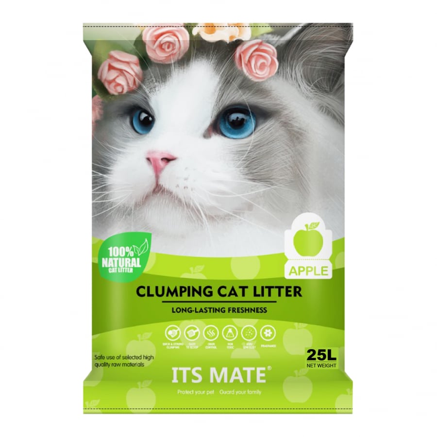 It's Might Strong Clumping Sand with Apple Scent, 25 Liters