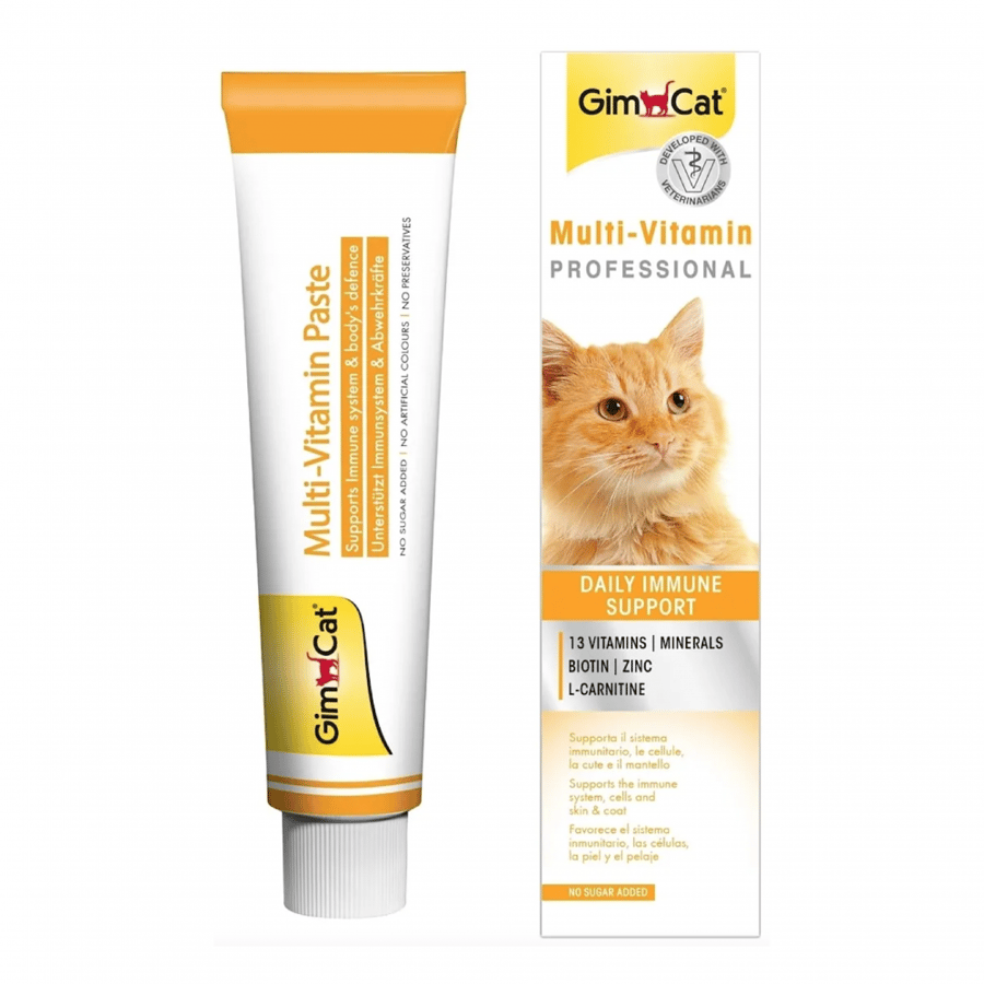 جيم كات معجون متعدد الفيتامينات للتغذية ورفع جهاز المناعة 100 جرام