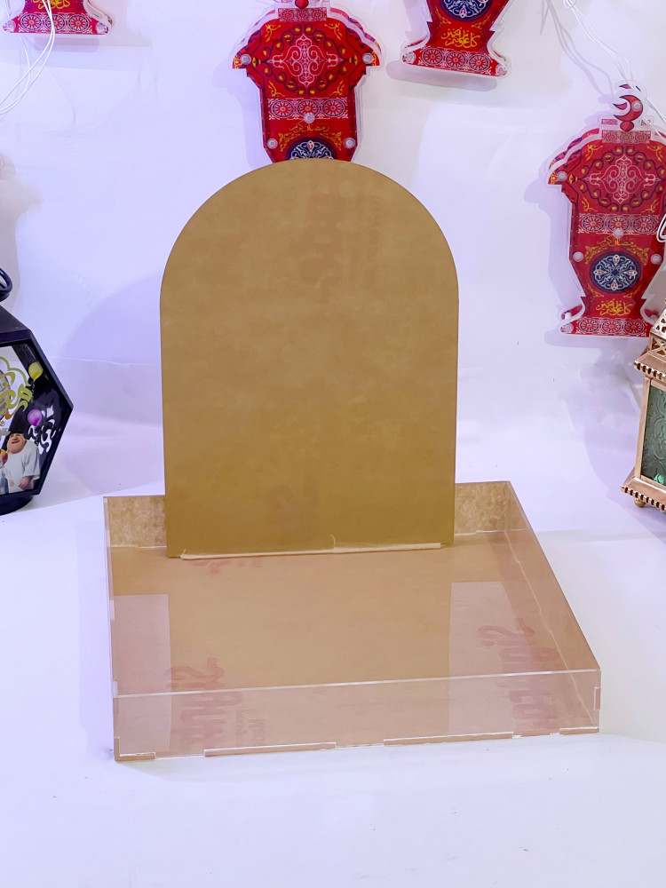 صينيه تقديم مع ظهر مقوس ( 30*30 سم )