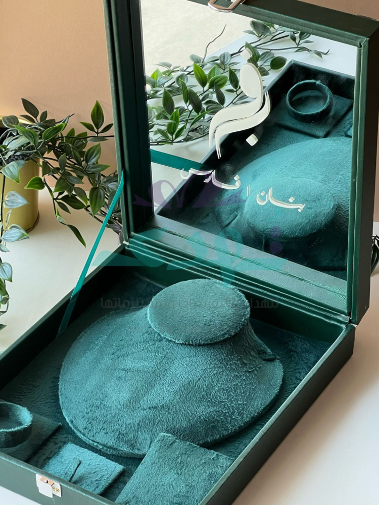 صندوق طقم مرايا زيتي