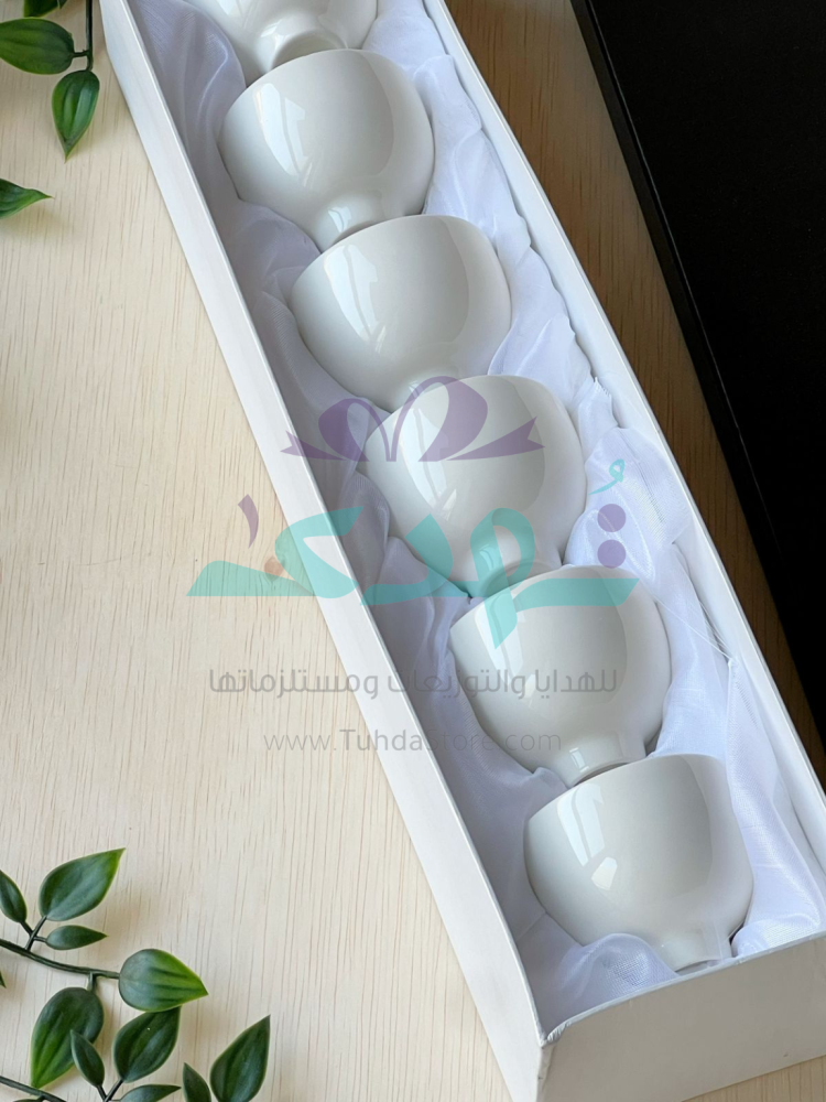 6 فناجين سادة