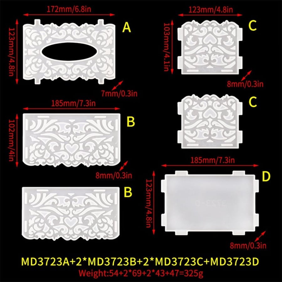 قالب علبة منديل MD3723