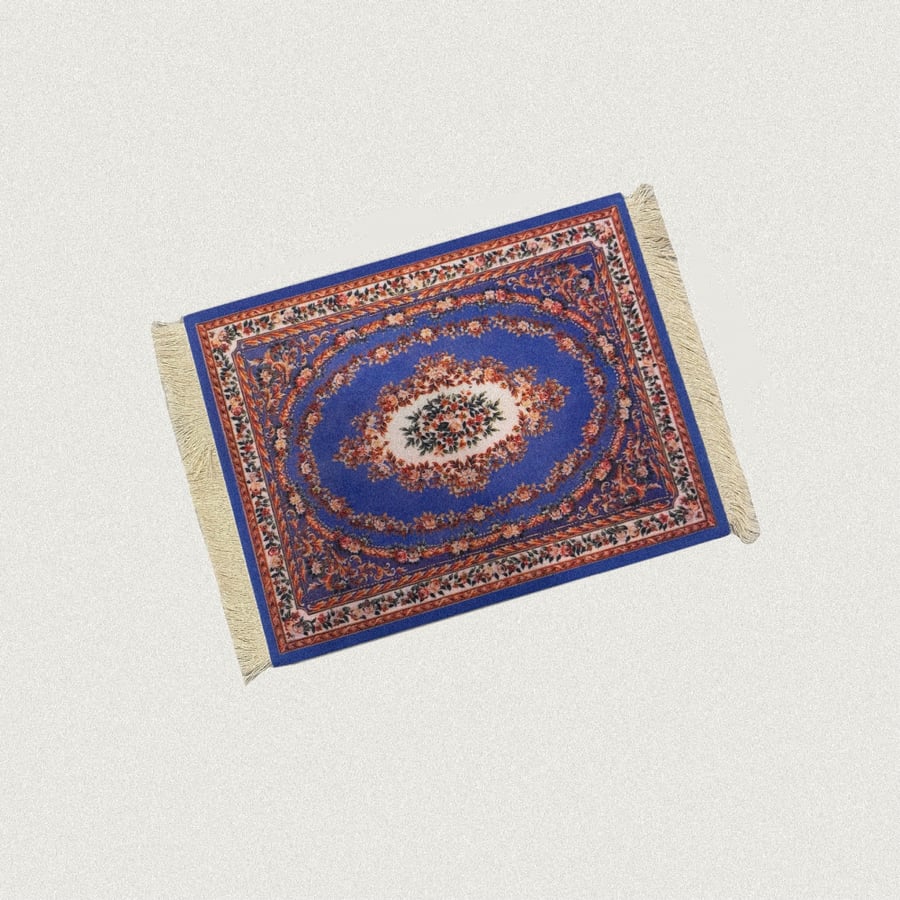Mini Woven Rug Mat Mousepad