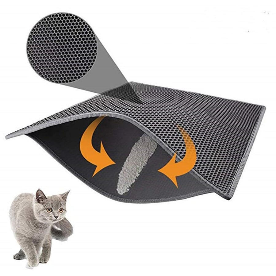 Double layer cat bathroom floor
