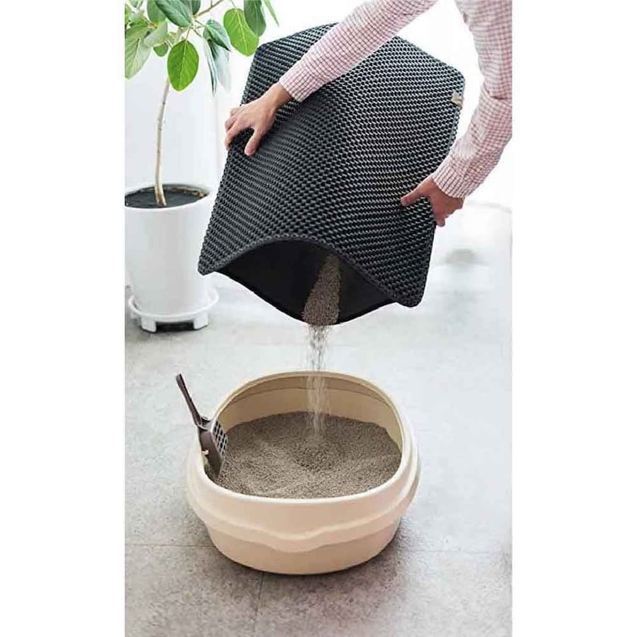 Double layer cat bathroom floor