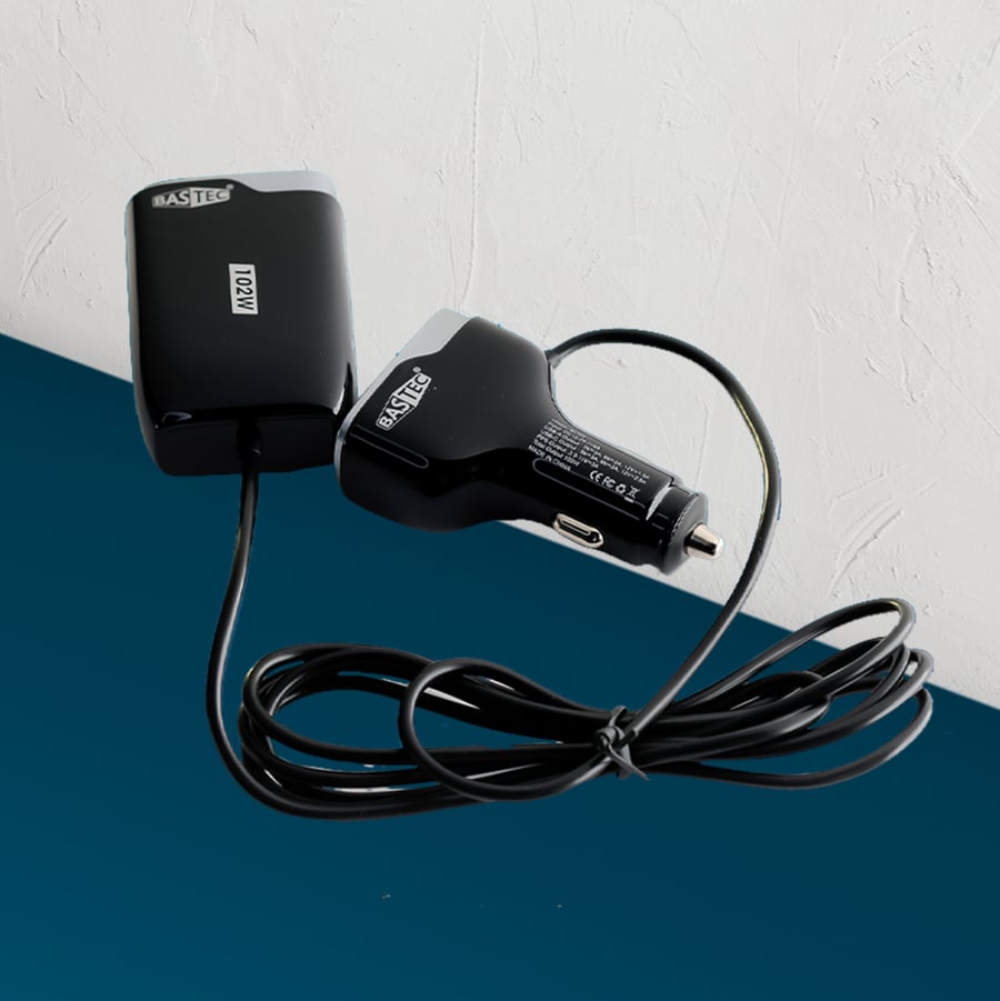 شاحن سيارة 2 في 1 باستك BC 122