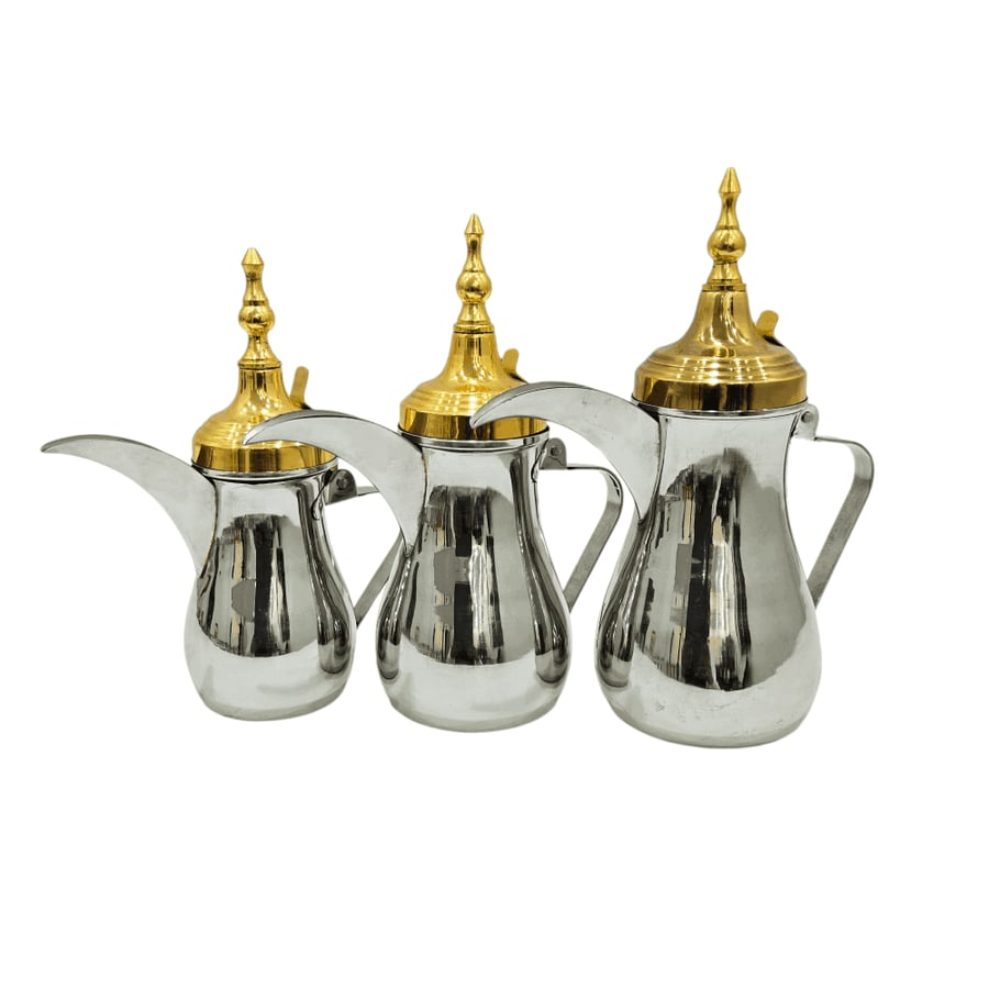 دلة رسلان زينة استيل لونين