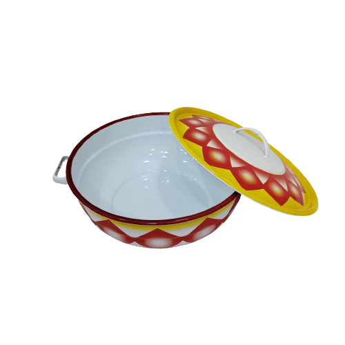 بادية غضار بغطاء (أحمر)