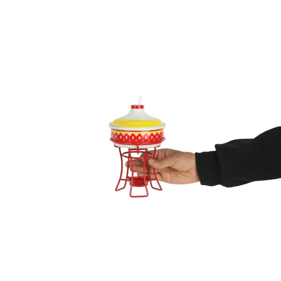 Red ceramic candle heater