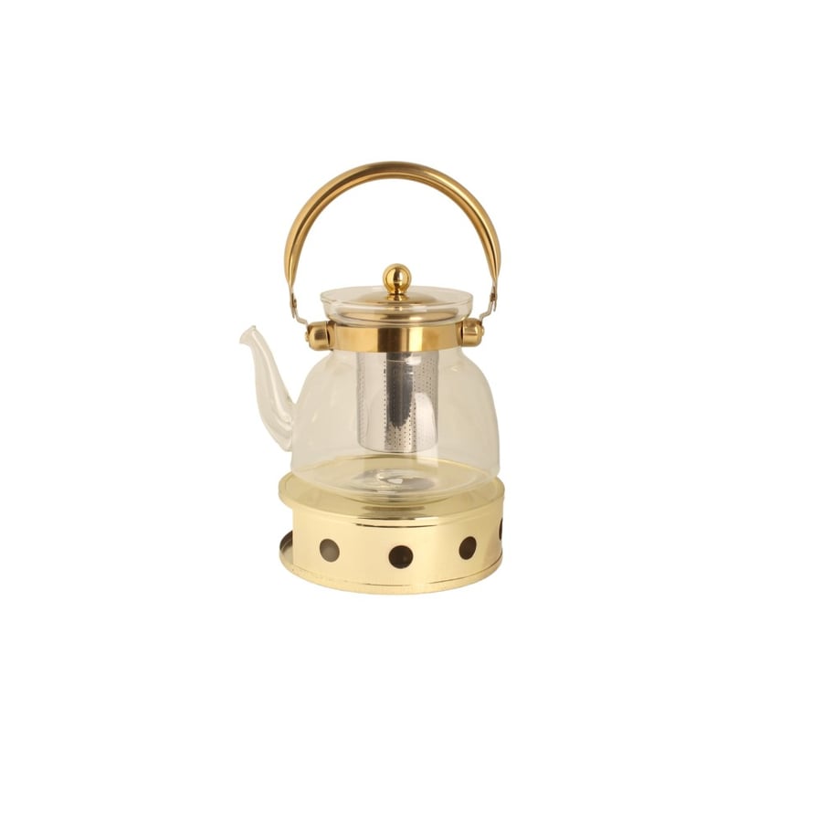 Gold stainless steel candle holder