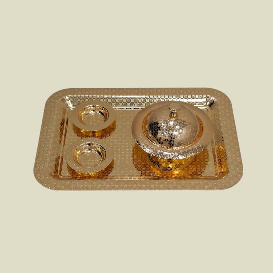طقم طفرية مع تمرية ذهبي
