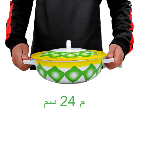 بادية غضار بغطاء (أخضر)