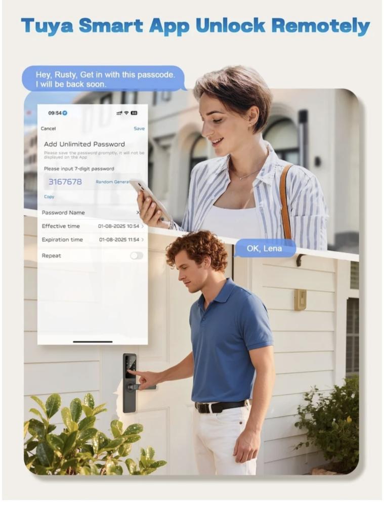 أقفال الأبواب الذكية