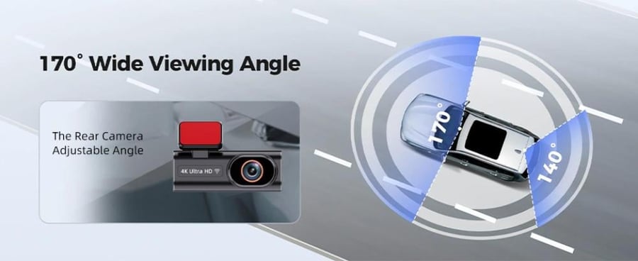 F19 4k dash camera
