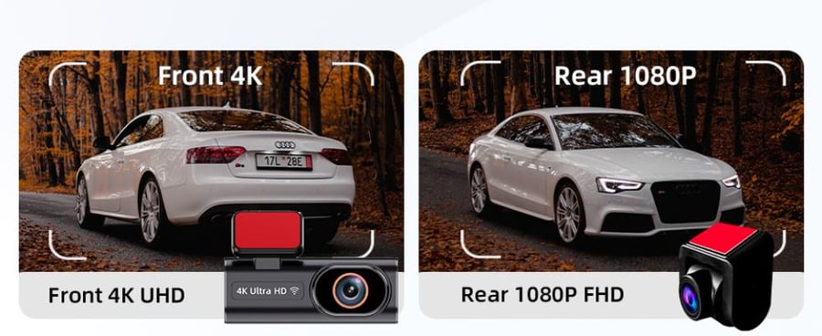 F19 4k dash camera