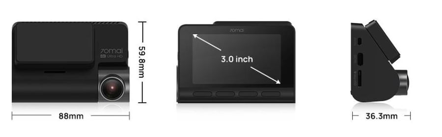 Xiaomi A810 4K Dash Cam