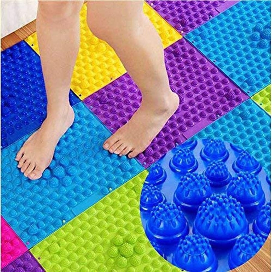 سجاد مساج القدمين قطعتين ملونة Foot Massage Mat