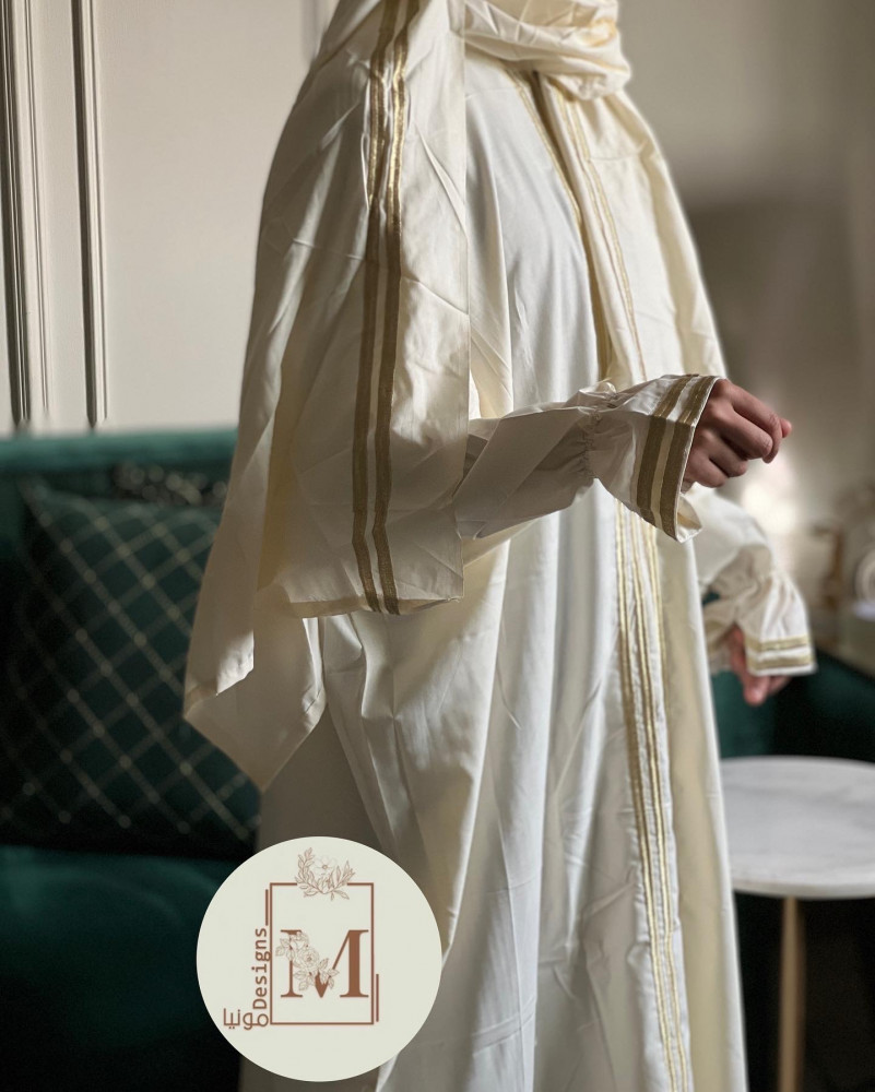 Complete padded prayer outfit / beige