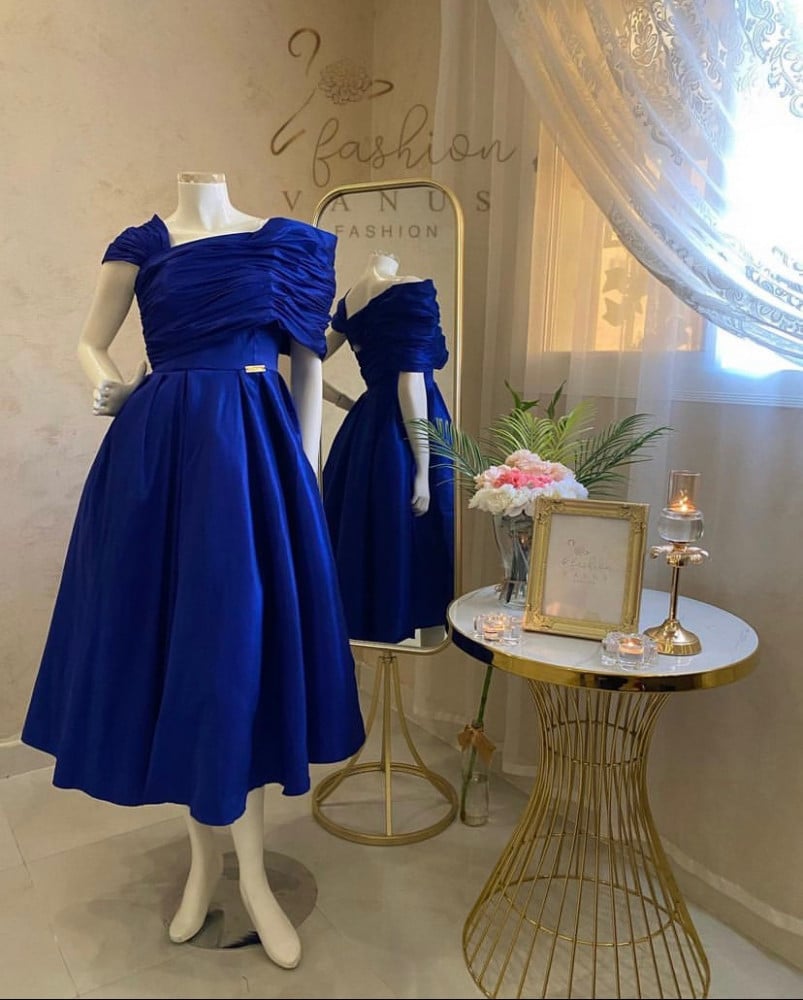 فستان سهرة ميدي  3242