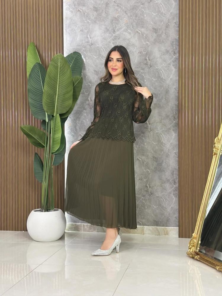 7191 -  فستان سهرة ميدي